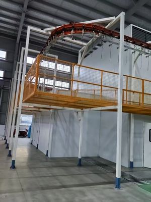 Automated Finish Line Powder Coating Paint Lines Precision Roller Clear Coat Spray Paint Line