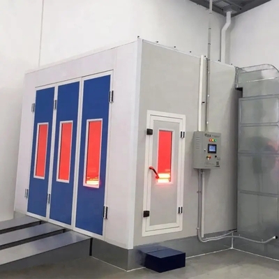ทนทาน 30kW รถพาณิชย์ Paint Booth White Paint Booth Coating การทําความร้อนไฟฟ้า