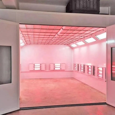 CE 220V รถยนต์ Spray Booth รถยนต์ Paint Booth 7000 X 5250 X 3430mm