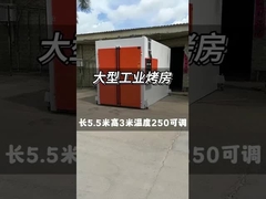 โรงงานอบชุบอุณหภูมิสูงแบบปรับแต่งได้ พร้อมเตาอบแก๊สธรรมชาติสำหรับห้องพ่นสีอุตสาหกรรม